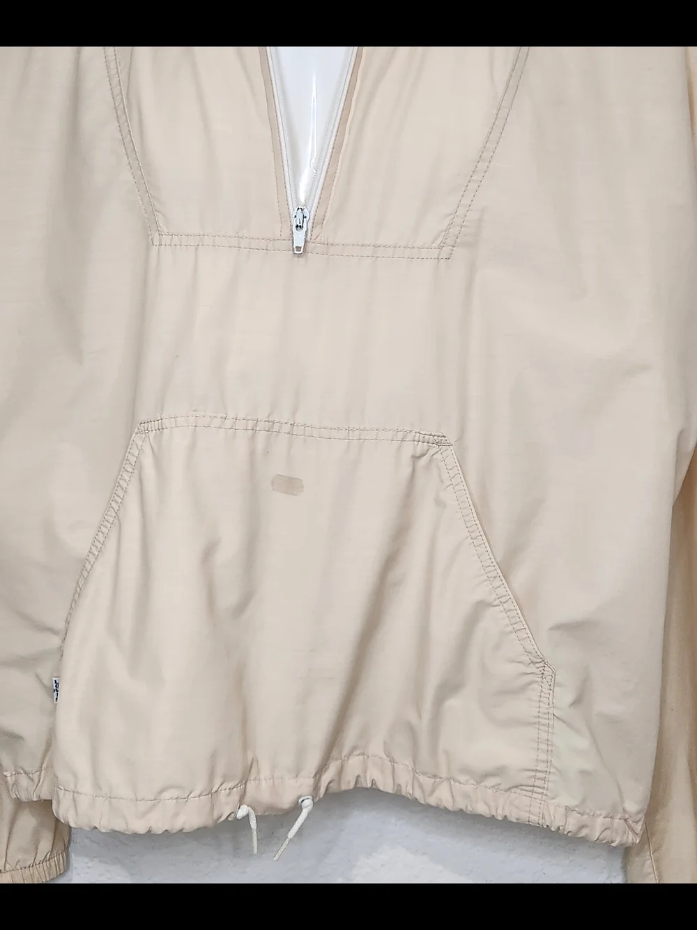 VTG LEVIS Light Beige Hooded Pullover Jacket